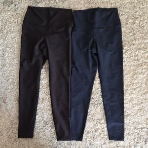 Old Navy Active Black High-Rise Leggings (Pair)